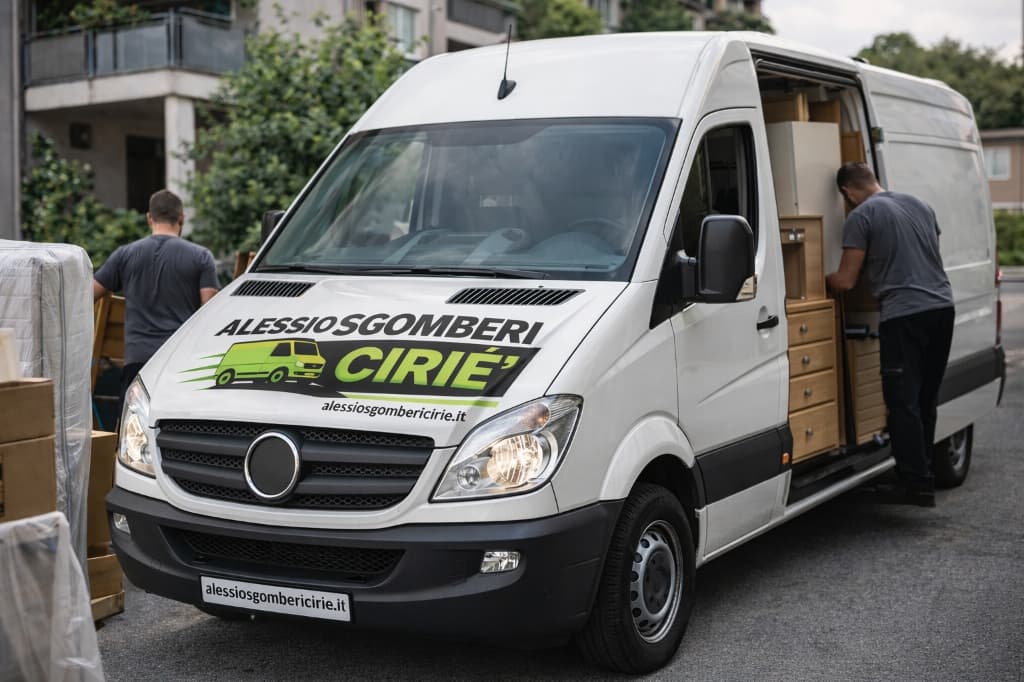 Furgone Alessio Sgomberi Cirié servizio sgombero professionale