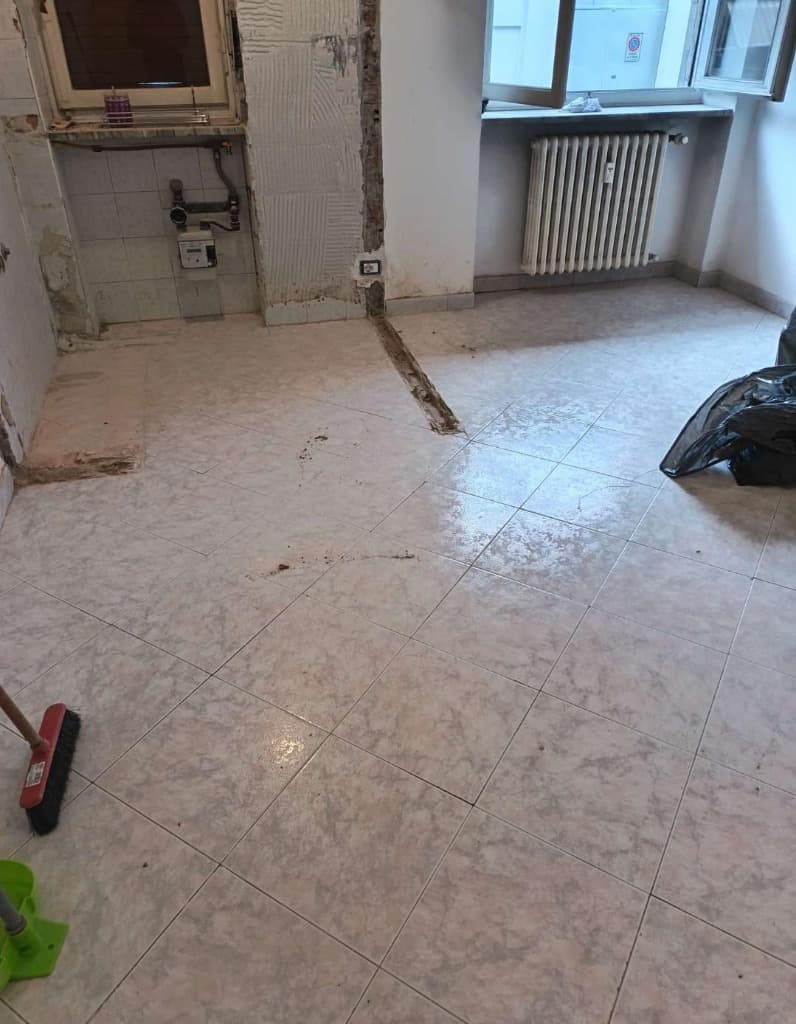 sgombero e pulizia post cantiere