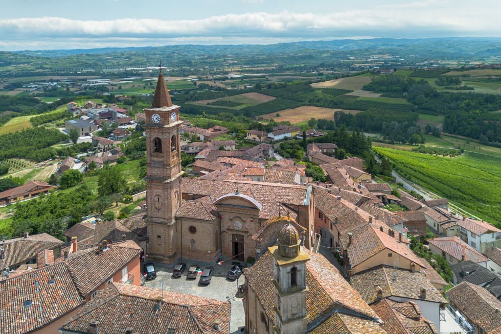 Panoramica aerea del territorio di Cirié e Valli di Lanzo